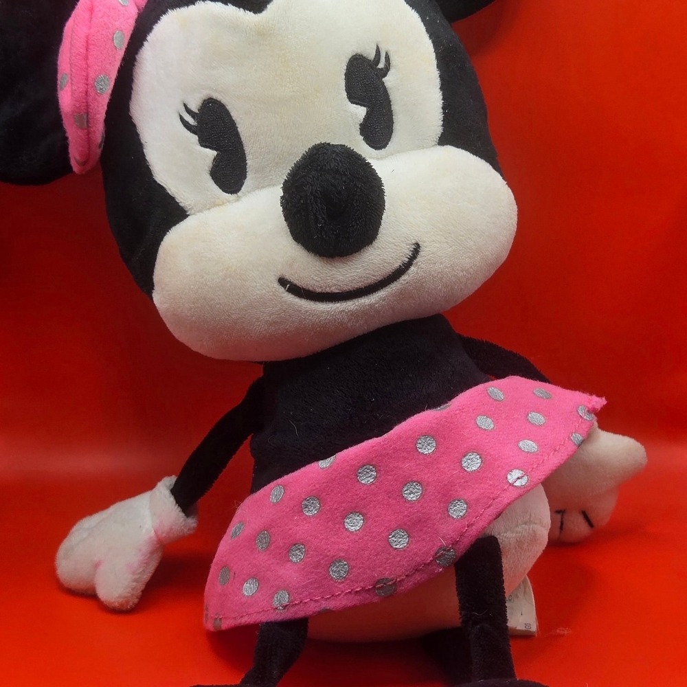 Disney Hallmark Too Too Sweet Minnie Mouse From One of a Kind Plush Set 8"